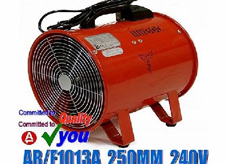 DYNATEC Fume Dust Extractor Ducting Fan 250mm 10`` Air Ventilation Extraction 240 V Volt NEW