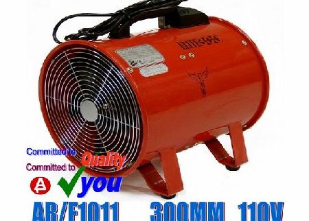 DYNATEC Fume Dust Extractor Fan 300mm 12`` Air Ventilation Extraction 110v