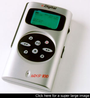 e.Digital MXP100 128MB MP3 Player
