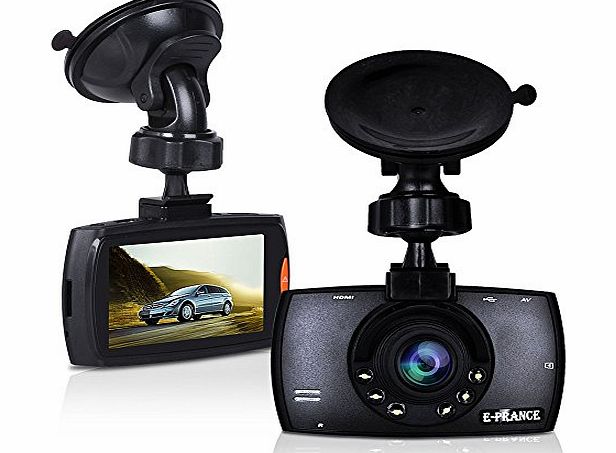 A434 New Arrival 2.7`` Car Dashcam 1080P 30FPS with 170 Degree Wide Angle Lens Support G-sensor Motion Detection Loop Recorder LED Night Vision HDMI/AV Output