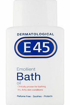 E45 Dermatological Emollient Bath Oil 250ml