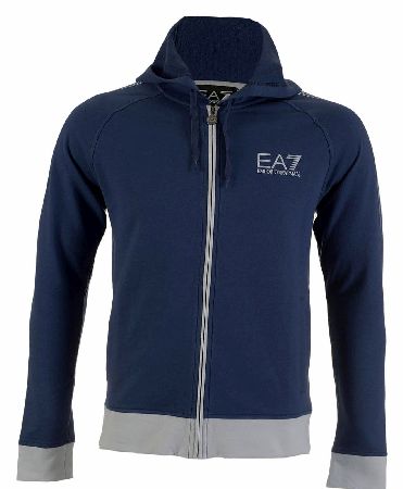 EA7 Emporio Armani Contrast Hooded Sport Jacket