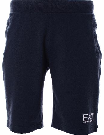 EA7 Emporio Armani Cotton Logo Shorts Charcoal