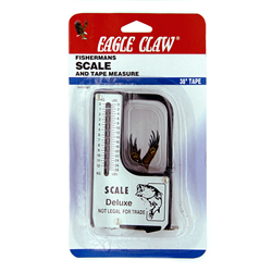 Eagle Claw 28lb pocket scale and tape measure