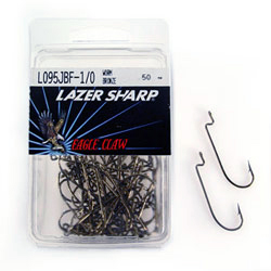 eagle Claw Jelly Worm Hooks - Size 1/0