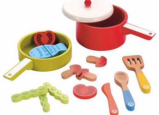 Early Learning Centre Wooden Pot and Pan
