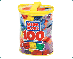 100 PIECE MINI BLOCKS BAG