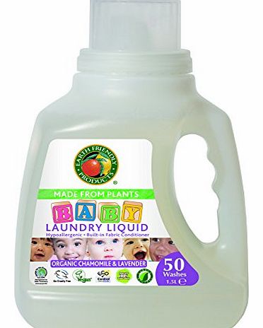 Earth Friendly Products Baby Laundry Detergent 50 Washes 1.5 Litres