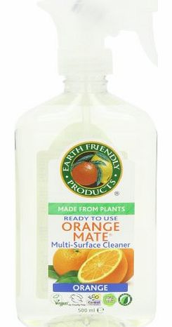 Earth Friendly Products Orange Mate Ready to Use Surface Cleaner 500 ml (Pack of 6)