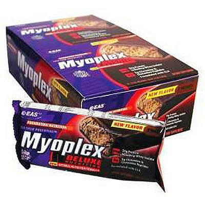 EAS Myoplex Deluxe Bars (Peanut Butter 12 x 90g Bars)