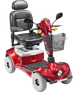 4 Wheel 8mph Regatta Scooter - Red
