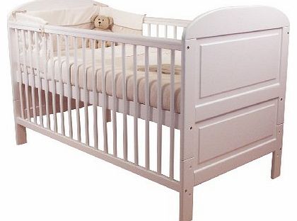 East Coast Angelina Cot Bed (White)