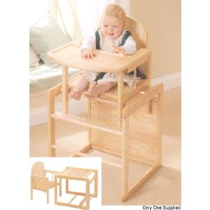 Combination All Wood Highchair