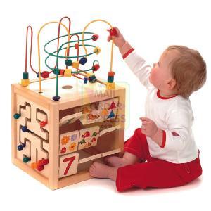 East Coast Nursery Wooden Toys Activity Cube