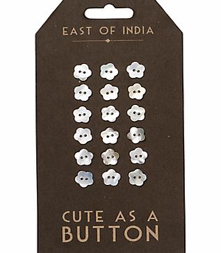 East of India Flower Buttons