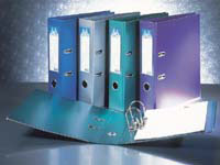 EASTLIGHT Metalix A4 purple lever arch file with 70mm