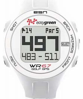 WR67 Golf GPS Watch - White