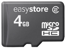 MicroSDHC (Class2) - 4GB