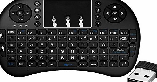 EASYTONE I8 2.4G Mini Wireless Keyboard Touchpad Mouse Combo Multi-media Portable Handheld Android Keyboard for TV Boxes PC, PAD ect.