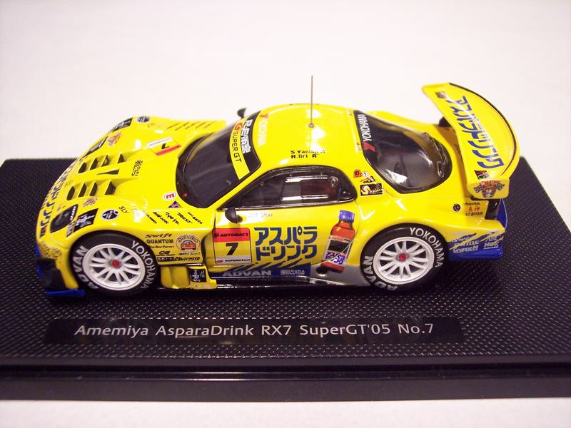 Amemiya AsparaDrink RX7 Super GT 2005 #7 in Yellow