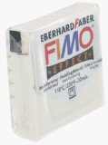 56g Fimo Soft Block Clay - Glitter White