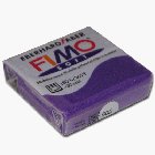 56g Fimo Soft Block Clay - Metallic Purple