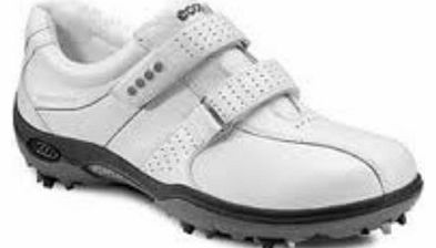 Casual Pitch Ladies Velcro Golf Shoes White