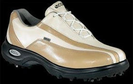 Casual Swing GTX Womens Golf Shoe Ice White/Safari