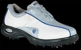 Ecco Casual Swing Hydromax Womens Golf Shoe Delphin/White
