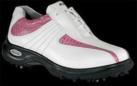 Ecco Casual Swing Womens Golf Shoe White/Pink