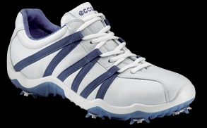 Ecco Casual Cool Golf Shoe White/Blue