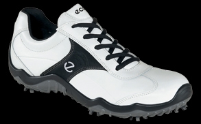 Ecco Casual Cool Hydromax Golf Shoe White/Black