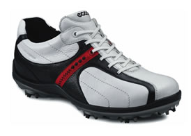 Ecco Golf Shoe Casual Cool II GTX White/Black/Lava 39484
