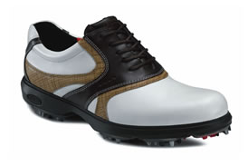 Ecco Golf Shoe Classic Premier White/Sand/Coffee