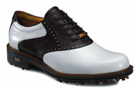 Ecco Golf Shoe World Class GTX White/Coffee 39214