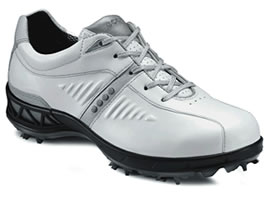 Ecco Ladies Golf Shoe Ace GTX White/Silver Metallic 38223
