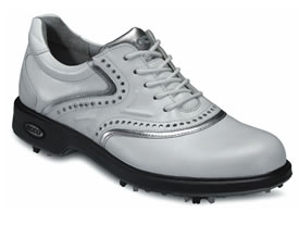 ecco Ladies Golf Shoe Classic Hydromax White/Light Silver 38793