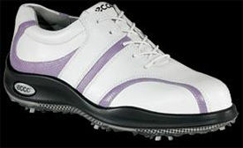 Ecco Sport Tempo Womens Golf Shoes White/Light Purple