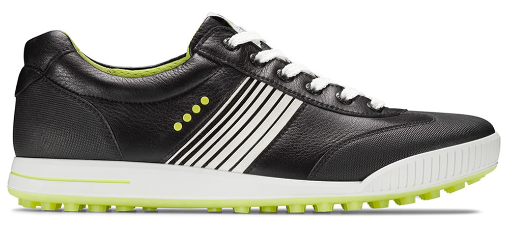 Ecco Street Golf Shoes Black/Lime Punch