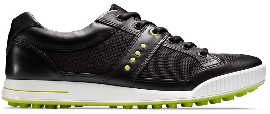 Street Golf Shoes Black/Lime