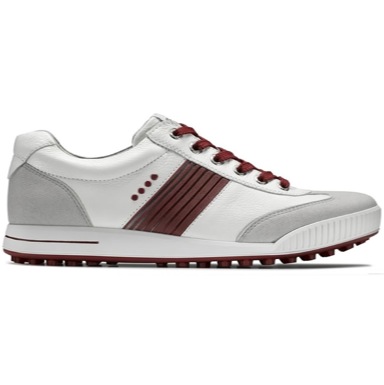 ECCO Street Golf Shoes Concrete/White/Dark