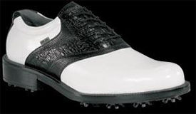 World Class Saddle GTX Golf Shoe White/Black/Black