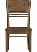 Dining Chair with Wooden Seat