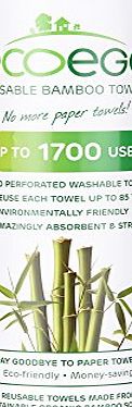 Ecoegg Re-Usable Bamboo Towels, White