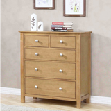 Ecofurn New Cotswold 2 plus 3 Drawer Chest in