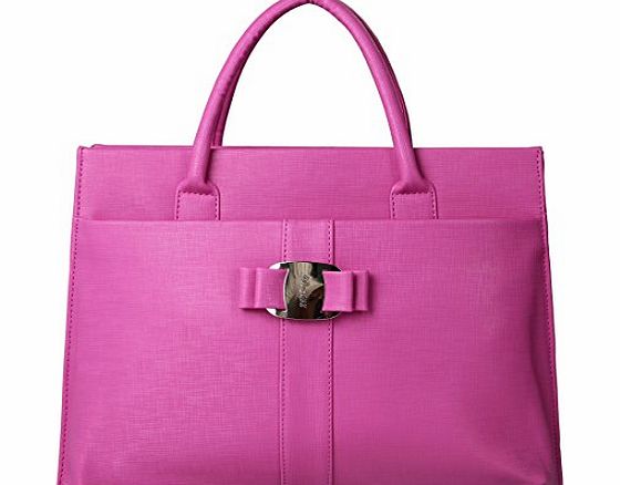 Ecosusi.Inc Ecosusi Womens Faux Leather Celebrity Style Tote Handbag Business Bag Briefcase