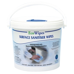 Ecowipes Ecotech Surface Sanitiser Wipes 150/Tub