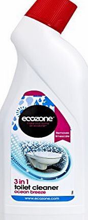 Ecozone 3-in-1 Toilet Cleaner Ocean Breeze, 750ml