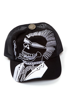Punk Slim Embroidered Truckers Cap