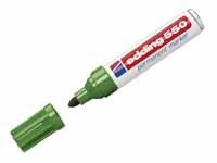Edding 550 permanent green bullet tip marker